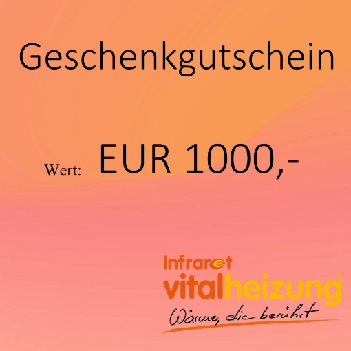 Bild von Gutschein 1000 EURO 